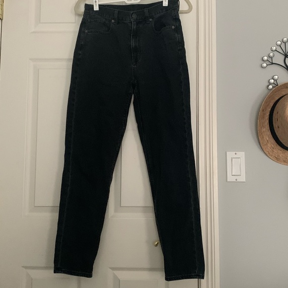 Black Wash Boyfriend Jean - Picture 1 of 3